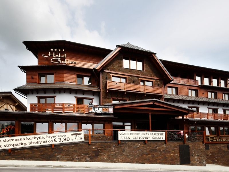 Hotel galileo pohlad zo svahu